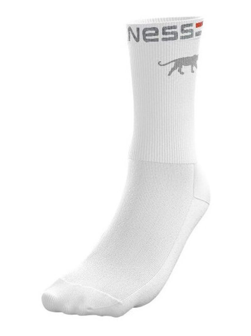 AIRNESS Lot de 5 paires de tennis homme Logo sur tige Colors Panther Airness Blanc - Kiabi