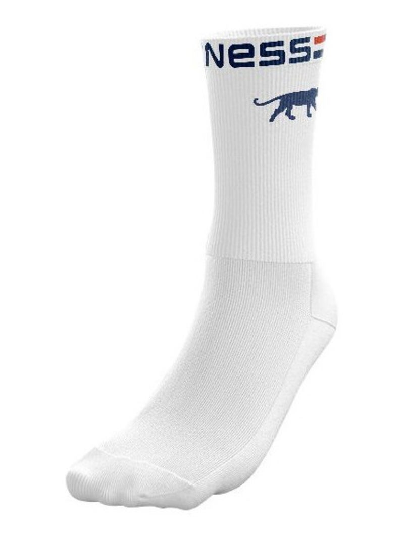 AIRNESS Lot de 5 paires de tennis homme Logo sur tige Colors Panther Airness Blanc - Kiabi