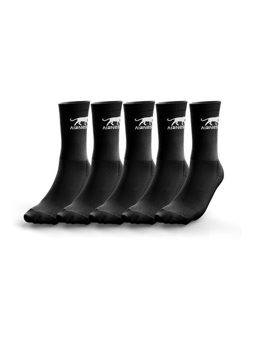 AIRNESS Lot de 5 paires de tennis homme Logo sur tige Corporate Airness - Kiabi