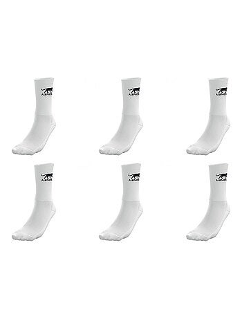 AIRNESS Lot de 6 paires de tennis homme Logo sur tige Corporate Airness