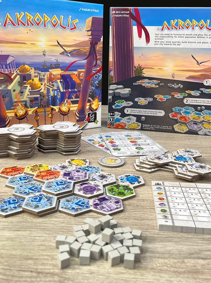 Akropolis Jeu de stratégie Orange - Kiabi