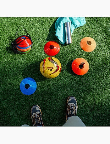 Aktive ballon de football en cuir synthétique taille 5 avec coutures renforcées