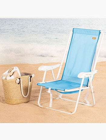 Aktive beach sac à dos pliable pour chaise de plage avec poche 44x40x81 cm