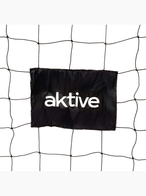 Aktive but de football en acier 300x90x160 cm avec filet robuste et 7 piquets - Kiabi
