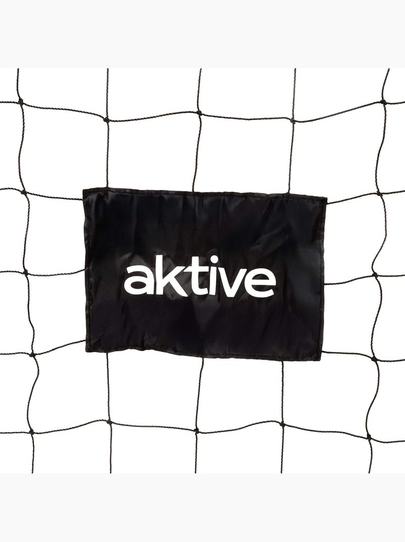 Aktive but de football en acier 300x90x160 cm avec filet robuste et 7 piquets N/A - Kiabi