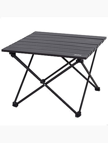 Aktive camping table de camping pliante avec mécanisme anti-basculement 43x40x31 cm