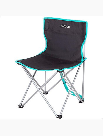 Aktive chaise de camping pliante 43x43x71 cm avec poignée de transport