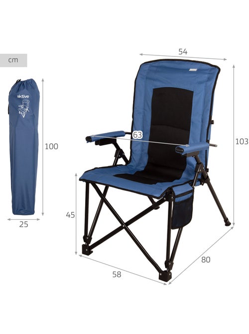 Aktive chaise de camping pliante 54x80x103 cme - Kiabi