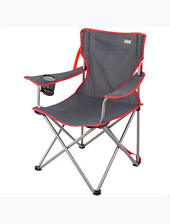 Aktive chaise de camping pliante anthracite avec poignée 47x47x82 cm