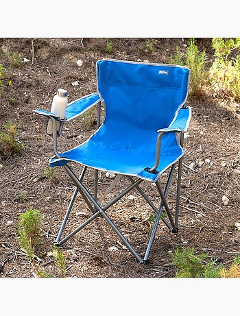 Aktive chaise de camping pliante avec porte-gobelet