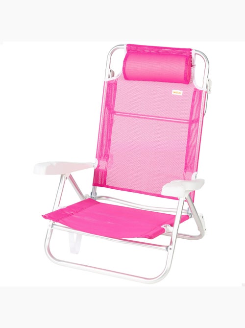 Aktive chaise de plage basse multiposition 47x49x82 cm - Kiabi