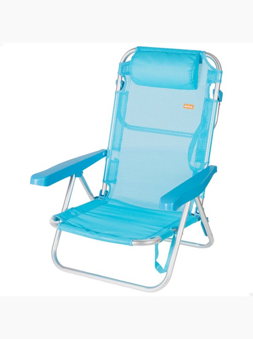 Aktive chaise de plage basse multiposition 48x46x84 cm - Kiabi