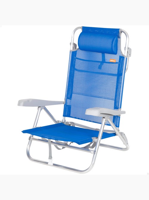 Aktive chaise de plage basse multipositions 47x49x82 cm gomera - Kiabi