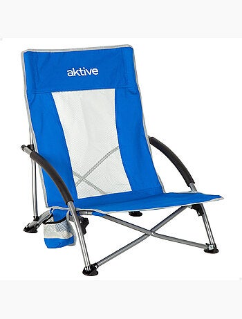 Aktive chaise de plage pliante en tissu