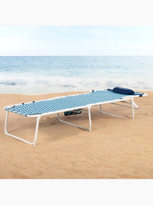 Aktive chaise longue de plage multi-positions 200x70x88 cm - Kiabi