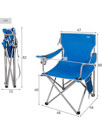 Aktive chaise pliante anti-basculement