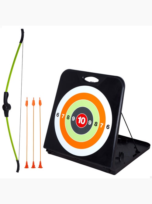 Aktive kit de tir à l'arc pour enfants avec cible pliable, arc et 3 flèches - Kiabi