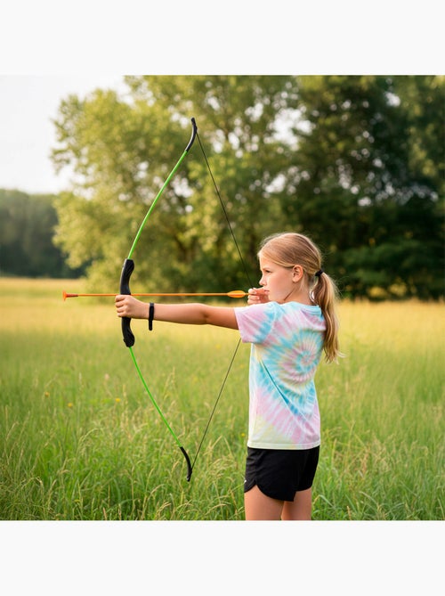 Aktive kit de tir à l'arc pour enfants avec cible pliable, arc et 3 flèches - Kiabi