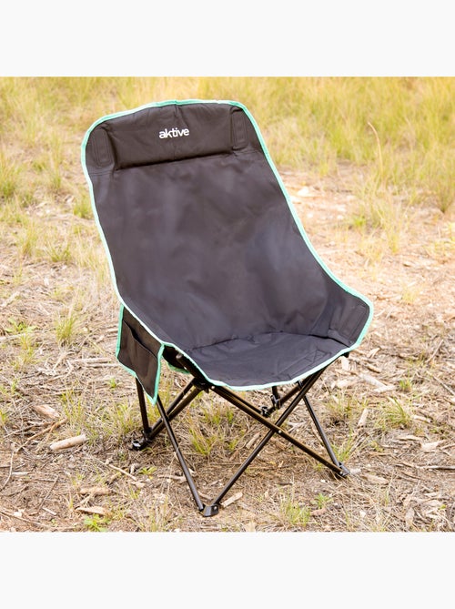Aktive lot de 2 chaises de camping hautes 55x45x90 cms - Kiabi