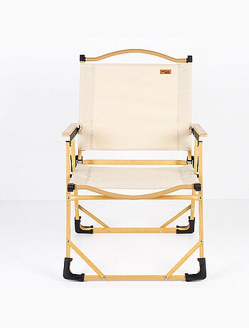 Aktive lot de 2 chaises de glamping 47x51x77 cm crème