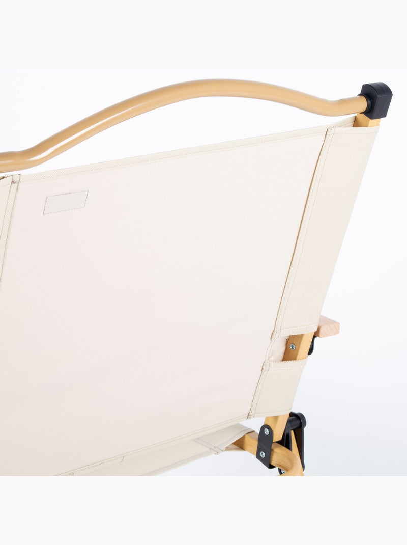 Aktive lot de 2 chaises de glamping 47x51x77 cm crème Crème - Kiabi
