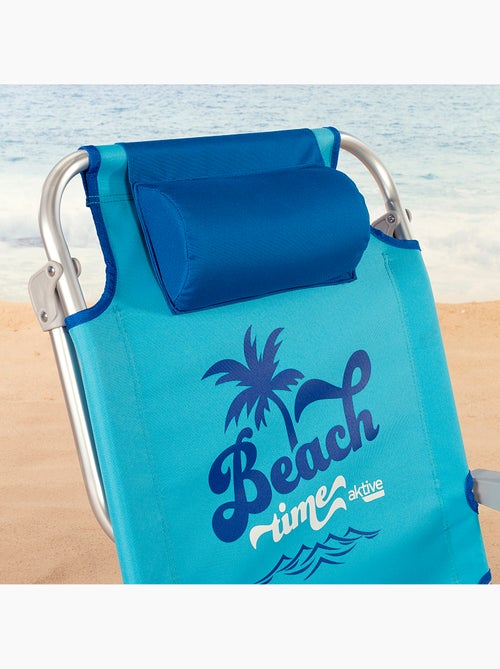 Aktive lot de 2 chaises de plage basses plianteses - Kiabi