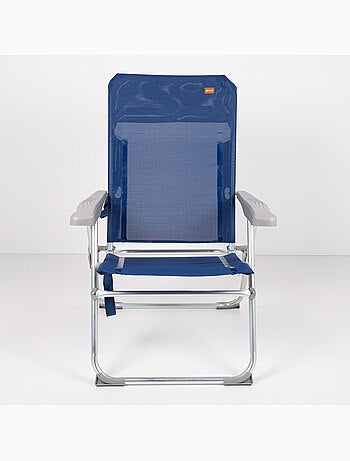 Aktive lot de 2 chaises de plage multipositions pliables slim 47 x 60 x 94 cm