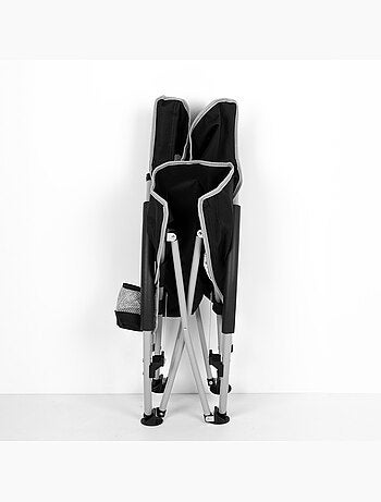 Aktive pack 4 chaises pliantes de camping 50x51x67 cms avec sous-verres