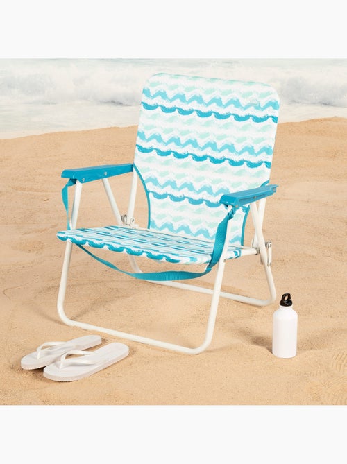 Aktive pack plage : chaise basse (45x40x70 cm) + glacière portable 20 litres - Kiabi