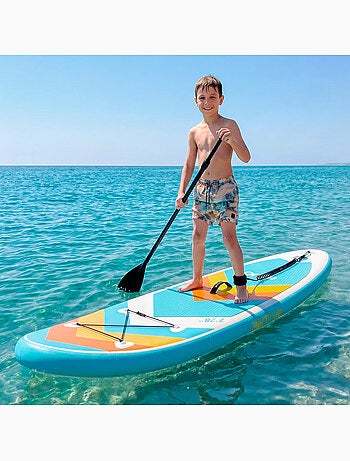 Aktive planche de paddle gonflable pour débutant avec sac à dos, pompe et pagaie