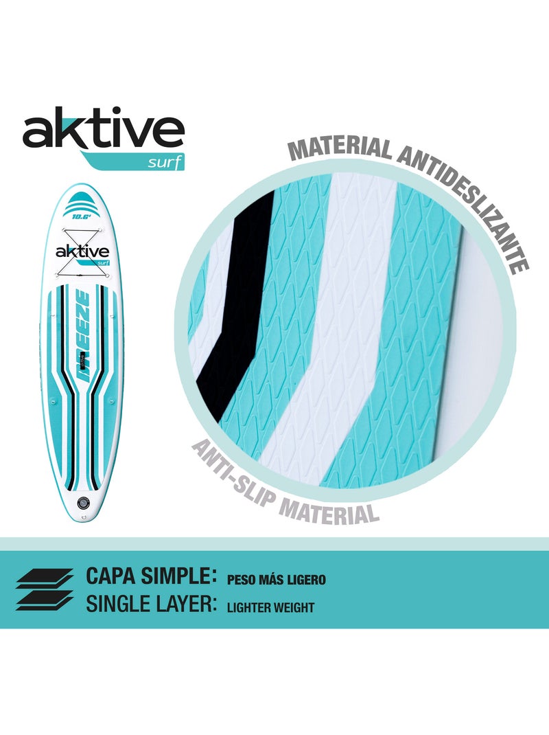 Aktive planche de paddle gonflable pour débutants 10,6'' N/A - Kiabi