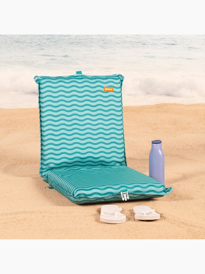 Aktive siège de plage pliant 40x48x56 cm Turquoise - Kiabi