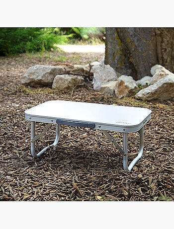 Aktive table de camping basse en aluminium