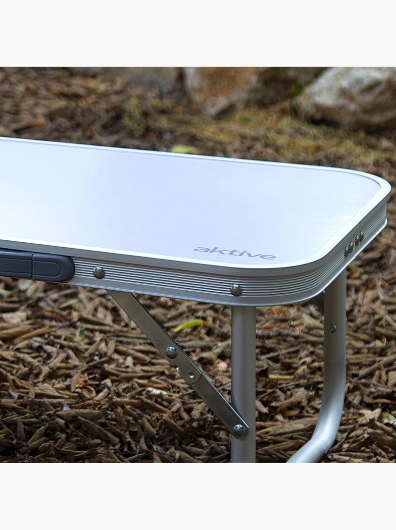 Aktive table de camping basse en aluminium Blanc - Kiabi