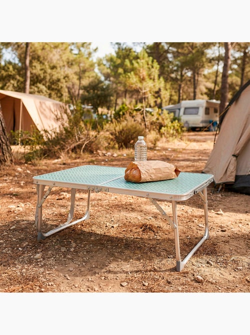 Aktive table de camping pliable avec poignée de transport 60x40x25 cm - Kiabi
