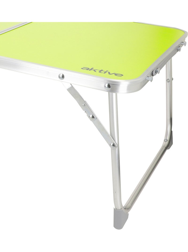 Aktive table de camping pliante avec poignée 60x40x25 cm Vert - Kiabi