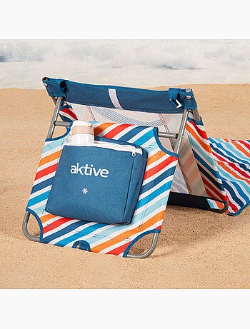 Aktive tapis de plage inclinable avec glacière