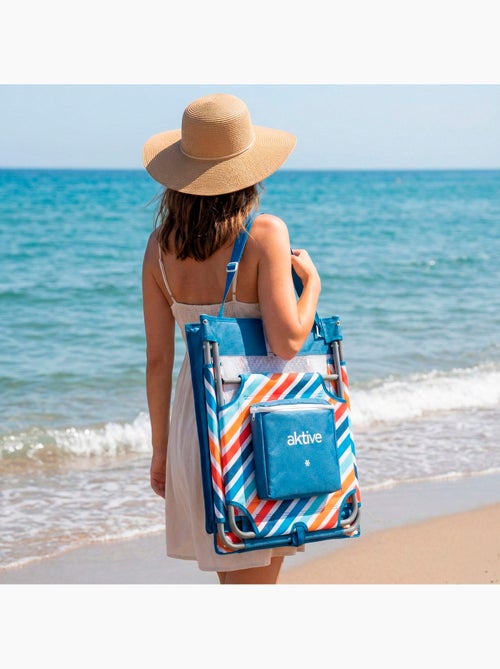 Aktive tapis de plage inclinable avec glacière - Kiabi