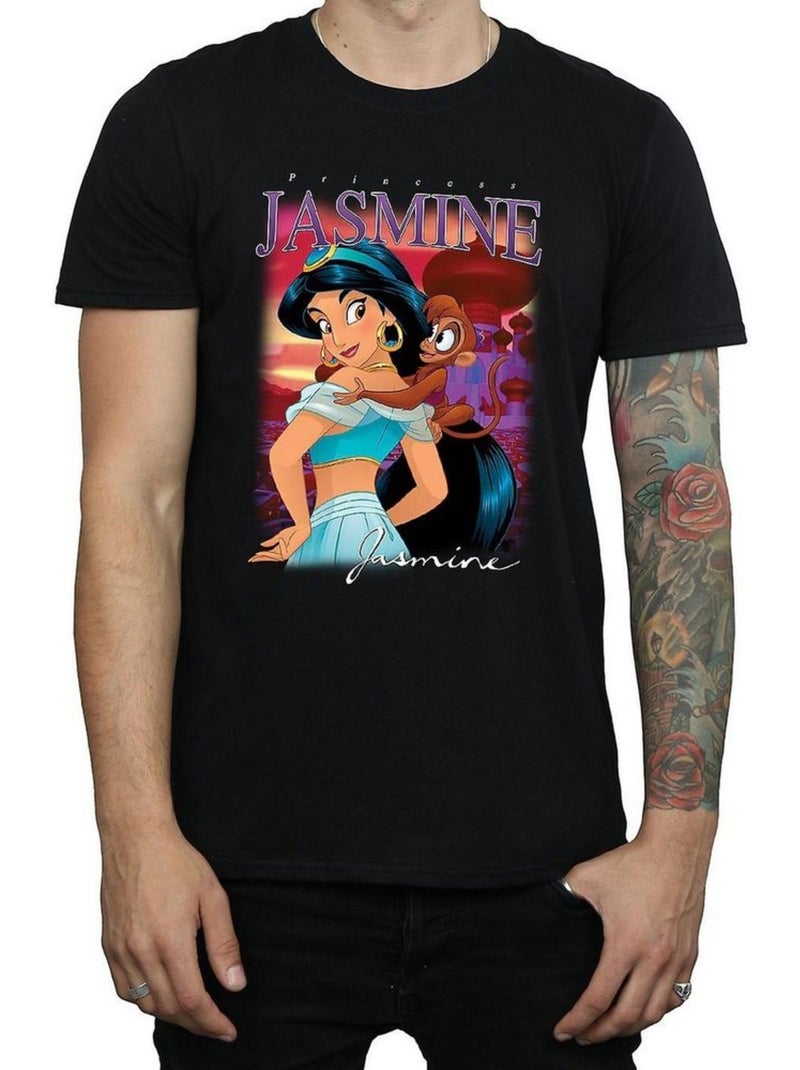 Aladdin - T-shirt (Abu, Jasmine) Noir - Kiabi