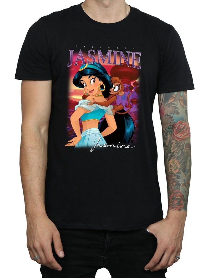 Aladdin - T-shirt (Abu, Jasmine) Noir - Kiabi