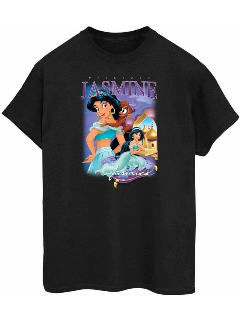 Aladdin - T-shirt (Jasmine) Noir - Kiabi