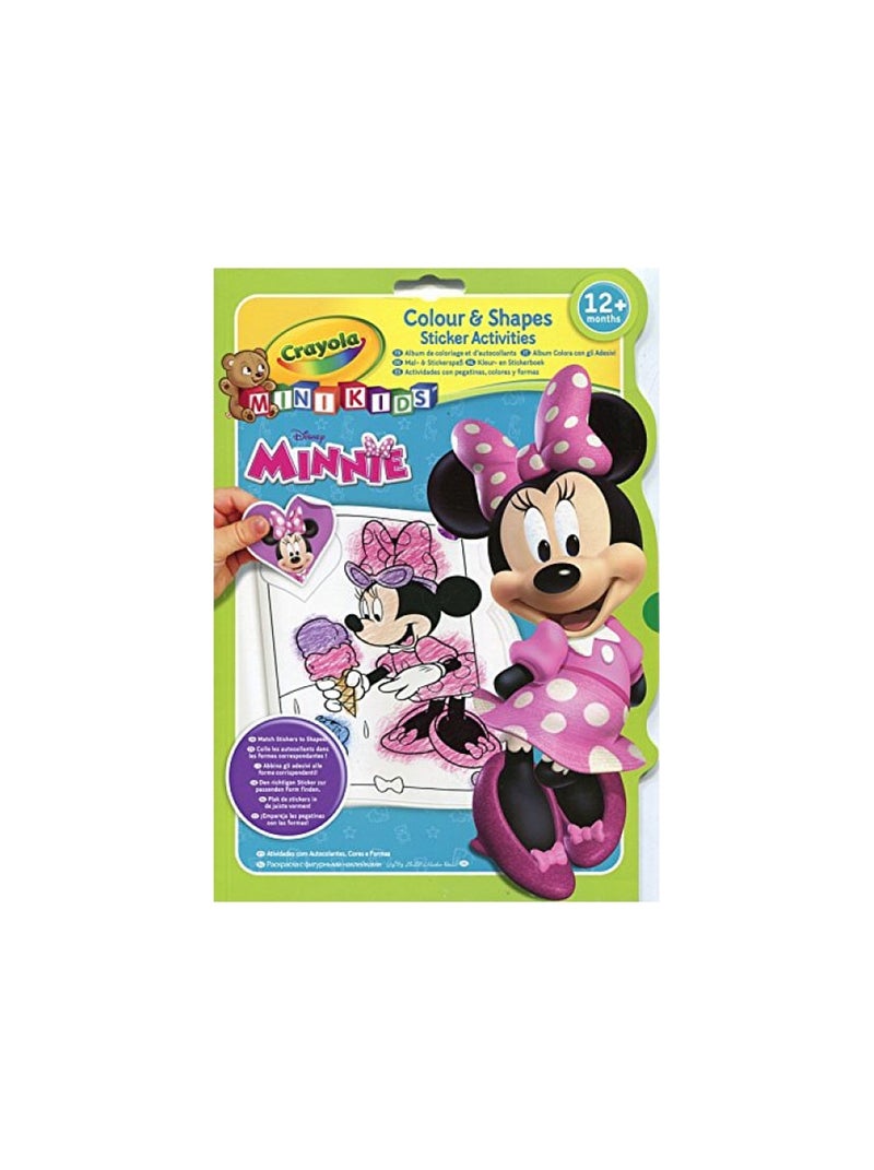 Album De Coloriage Et Autocollants Minnie N/A - Kiabi