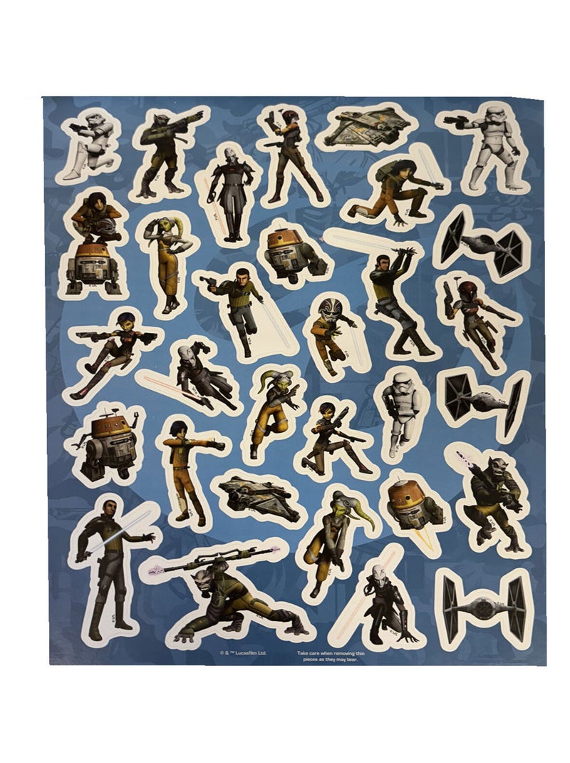 Album et Stickers Star Wars Rebels  Scènes à Décorer Orange - Kiabi