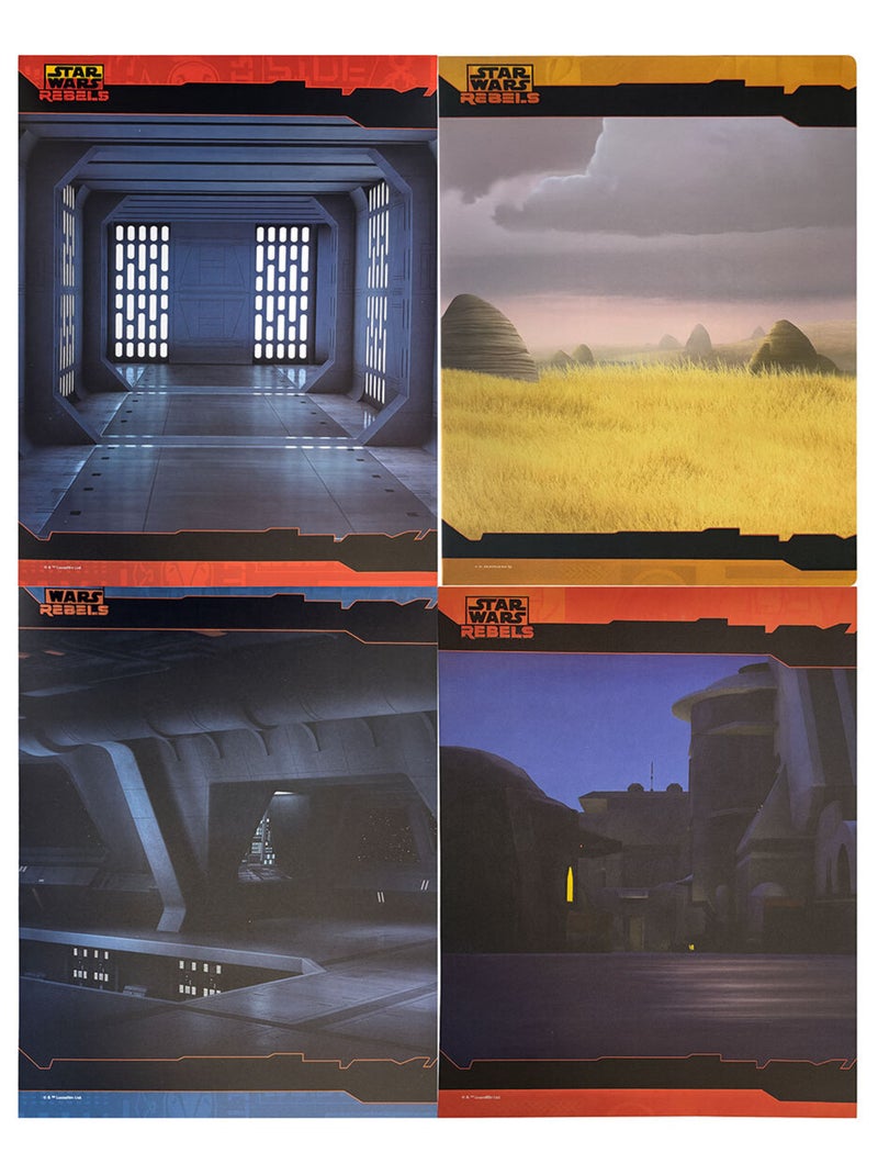 Album et Stickers Star Wars Rebels  Scènes à Décorer Orange - Kiabi