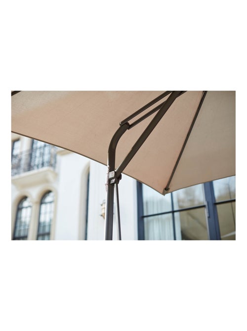 ALCUDIA Parasol gris droit rond 294 x 294 m - Kiabi ALCUDIA Parasol gris droit rond 294 x 294 m - Kiabi