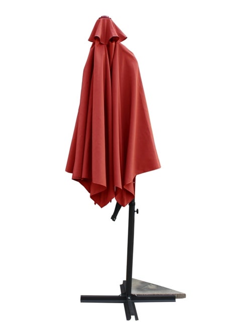 ALCUDIA Parasol terracotta droit rond 294 x 294 m - Kiabi ALCUDIA Parasol terracotta droit rond 294 x 294 m - Kiabi