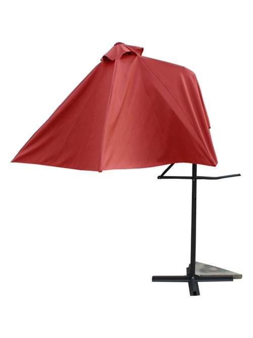 ALCUDIA Parasol terracotta droit rond 294 x 294 m - Kiabi ALCUDIA Parasol terracotta droit rond 294 x 294 m - Kiabi