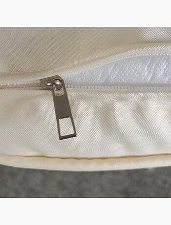 ALDABRA salon de jardin modulable 6 places en résine tressée - gris sombre et beige