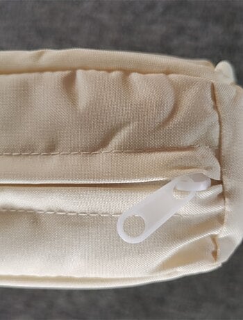 ALDABRA salon de jardin modulable 6 places en résine tressée - gris sombre et beige