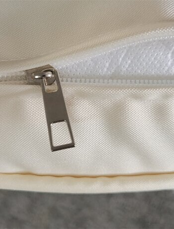 ALDABRA salon de jardin modulable 6 places en résine tressée - gris sombre et beige